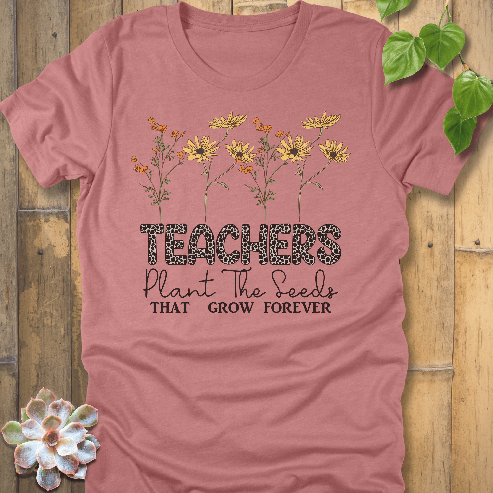 Heather Mauve / S Plant The Seeds T-shirt T-Shirt