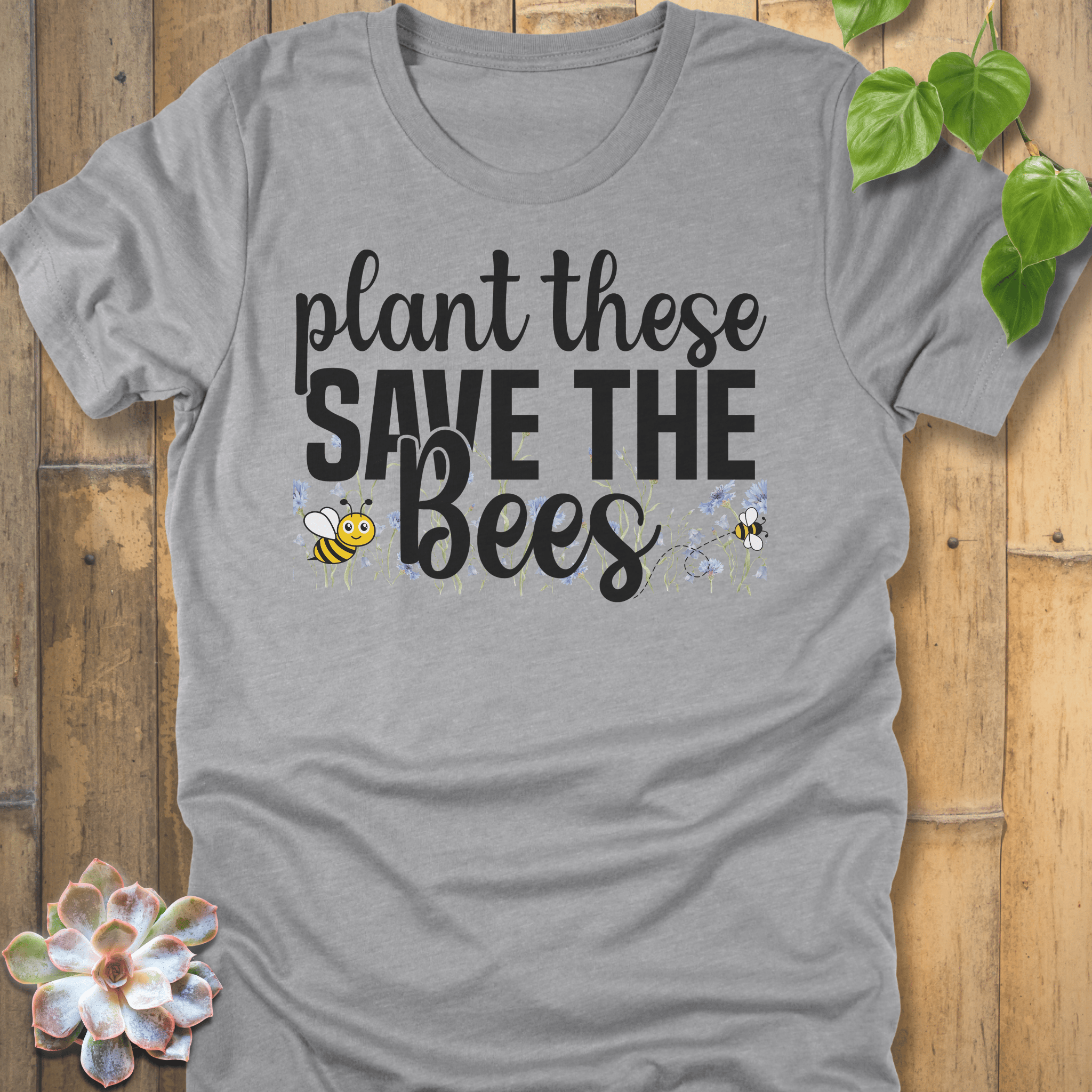 Athletic Heather / S Plant These T-shirt T-Shirt