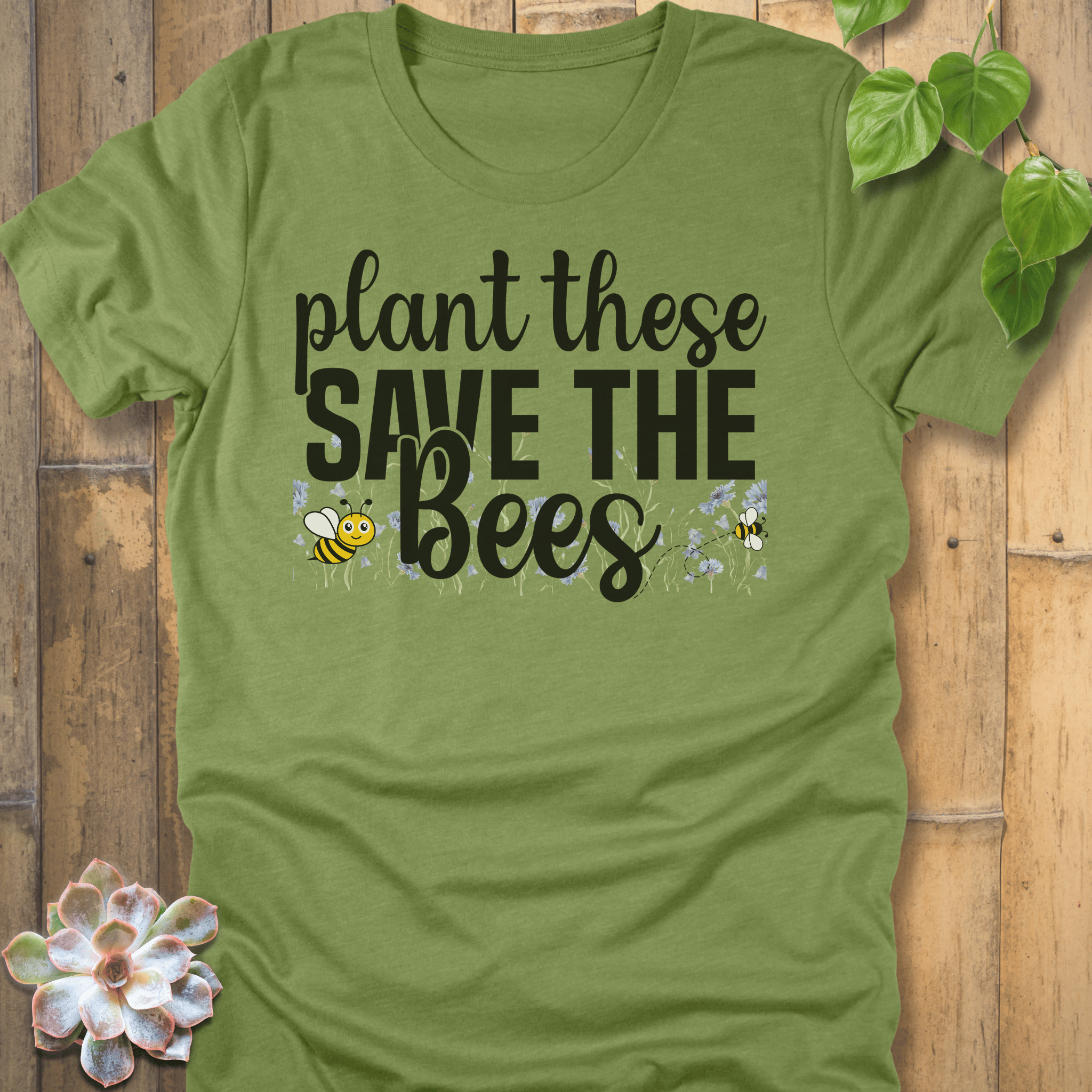 Heather Green / S Plant These T-shirt T-Shirt