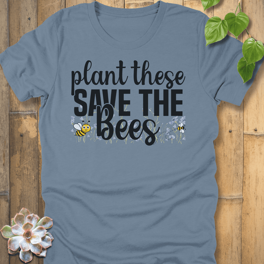 Steel Blue / S Plant These T-shirt T-Shirt