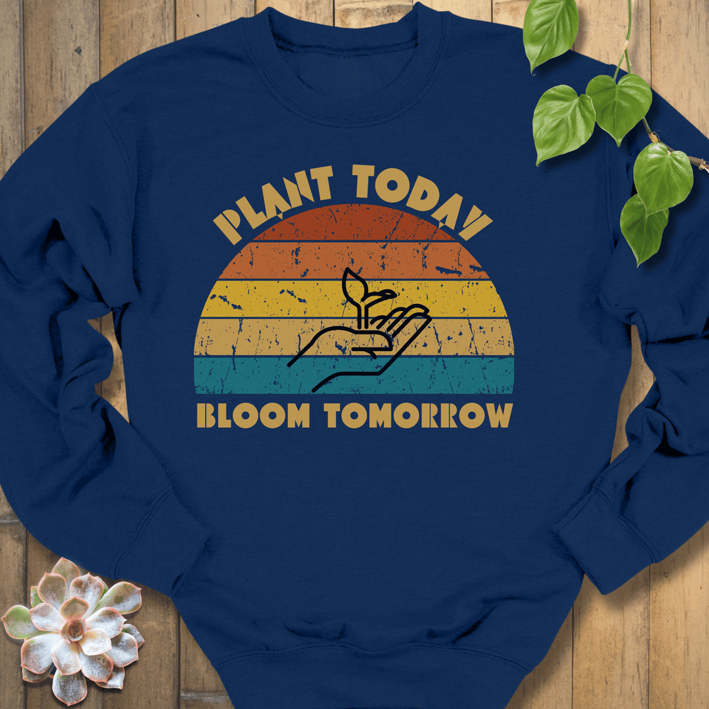 Navy / S Plant Today Sweatshirt Sweatshirt