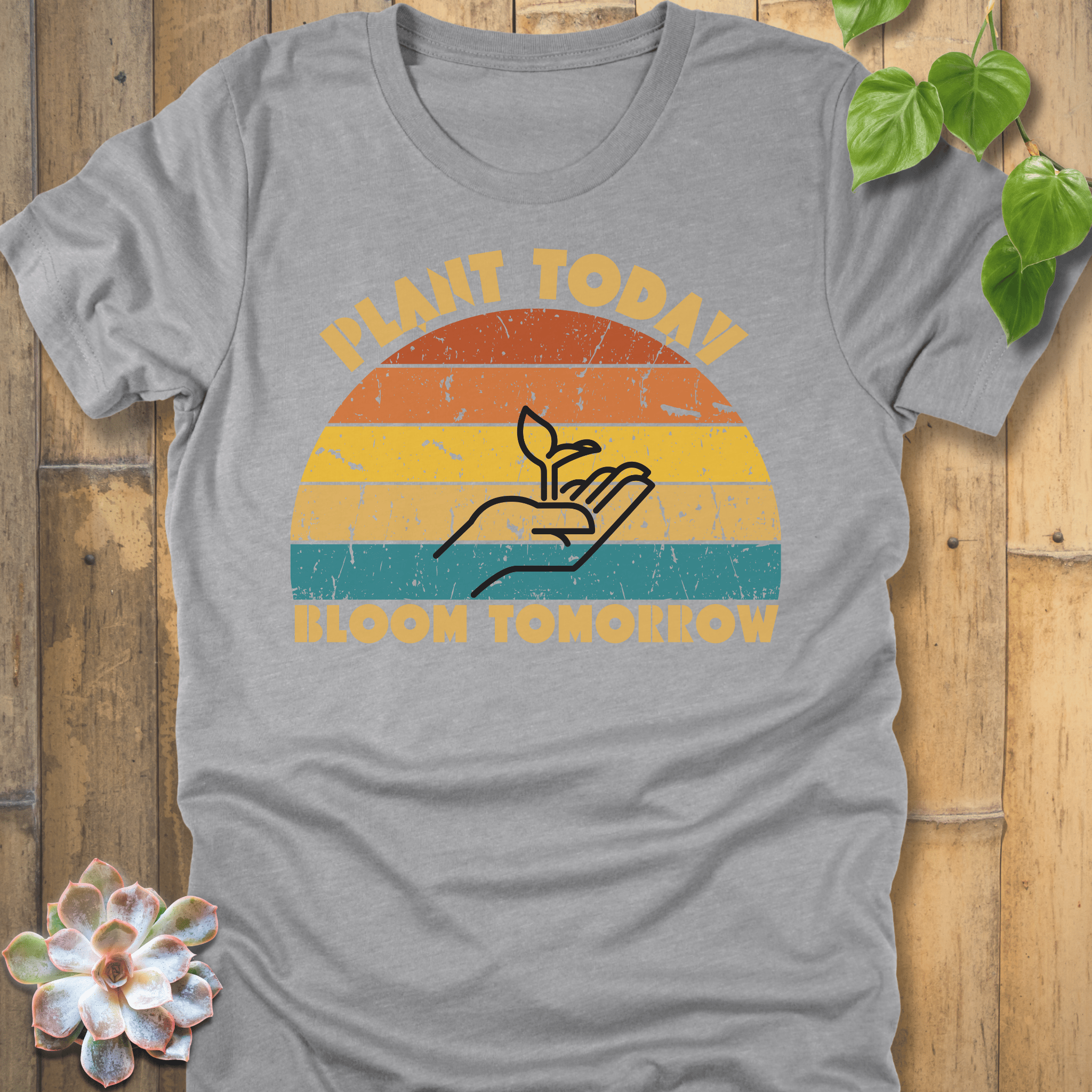 Athletic Heather / S Plant Today T-Shirt T-Shirt
