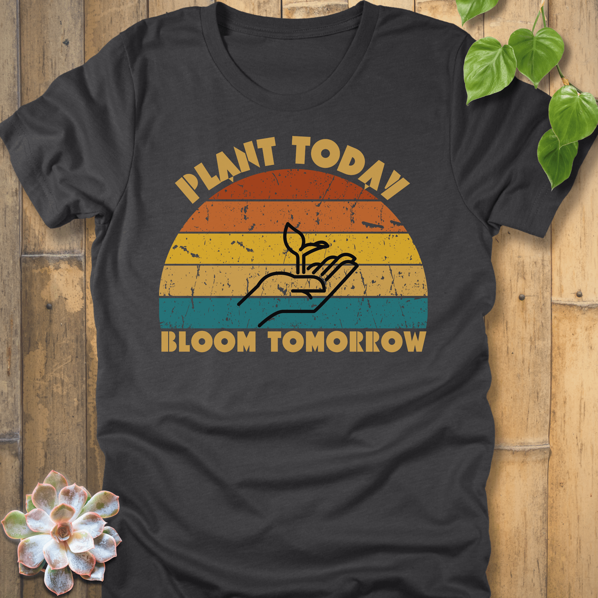 Dark Grey Heather / S Plant Today T-Shirt T-Shirt