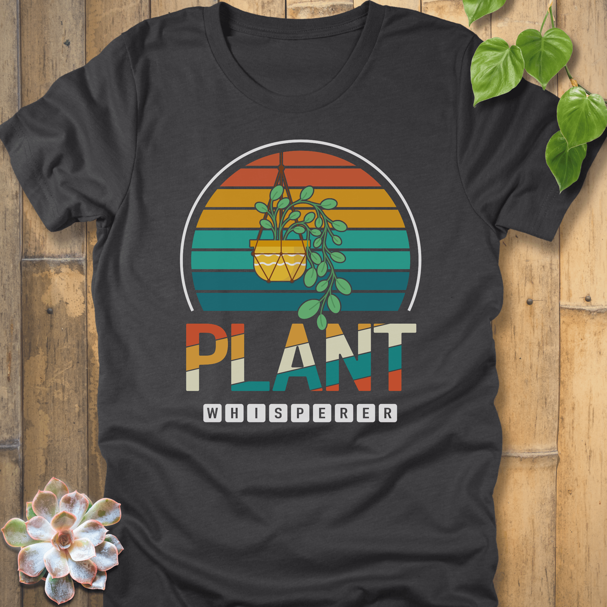 Dark Grey Heather / S Plant Whisperer T-Shirt T-Shirt