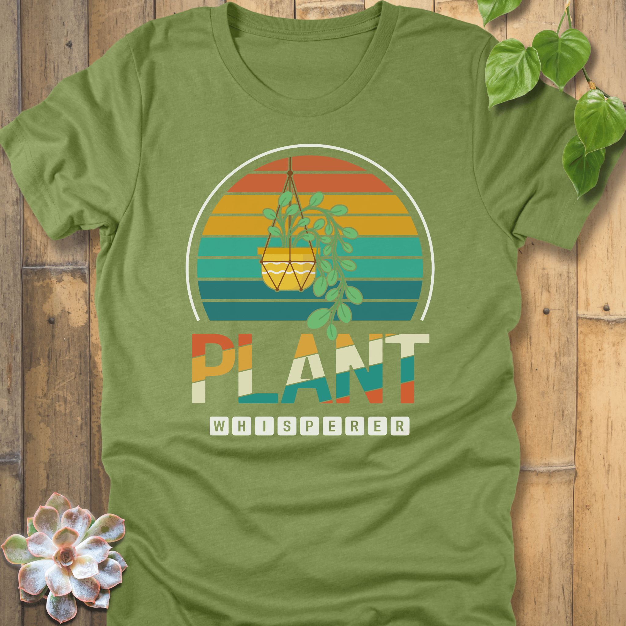 Heather Green / M Plant Whisperer T-Shirt T-Shirt