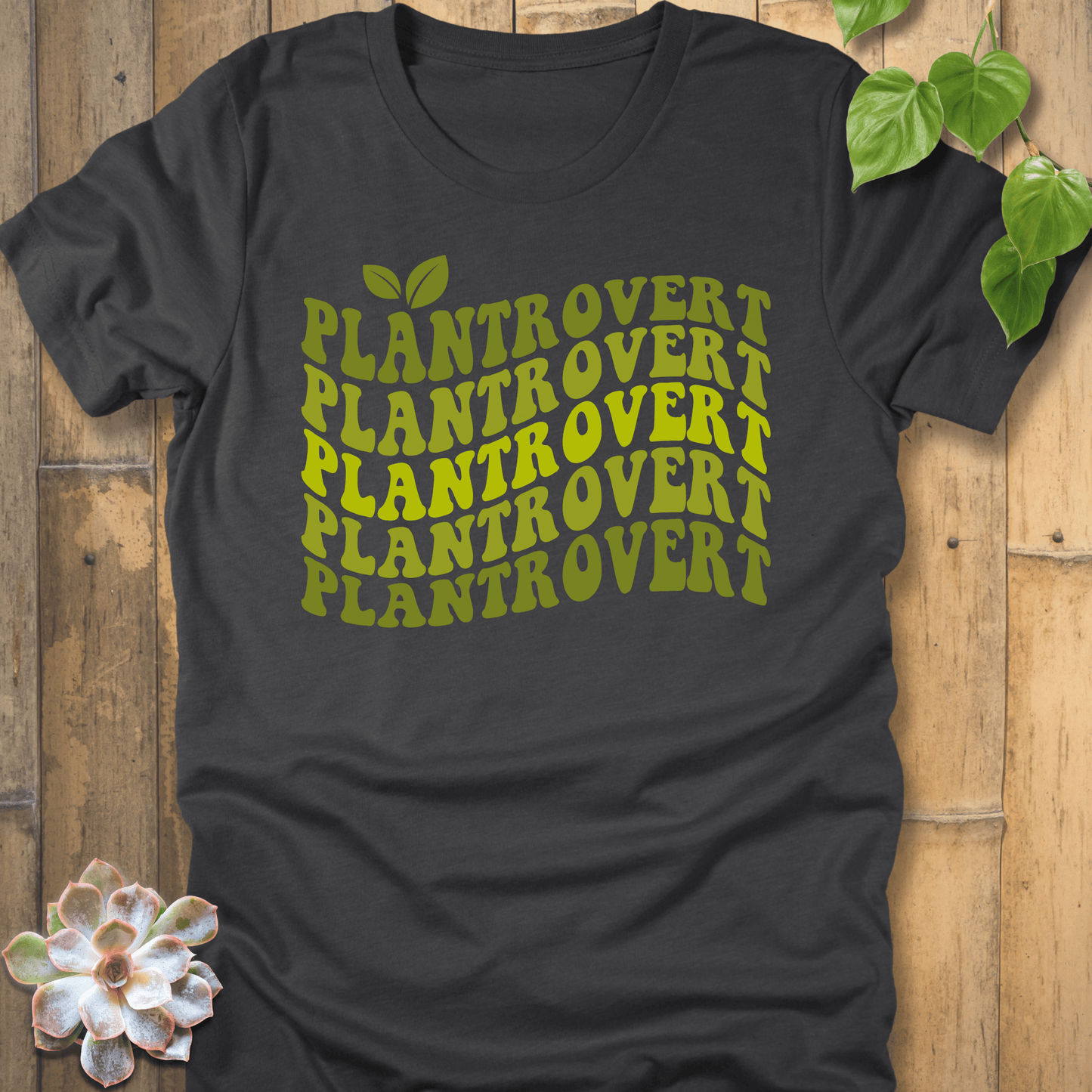 Dark Grey Heather / S Plantrovert T-shirt T-Shirt