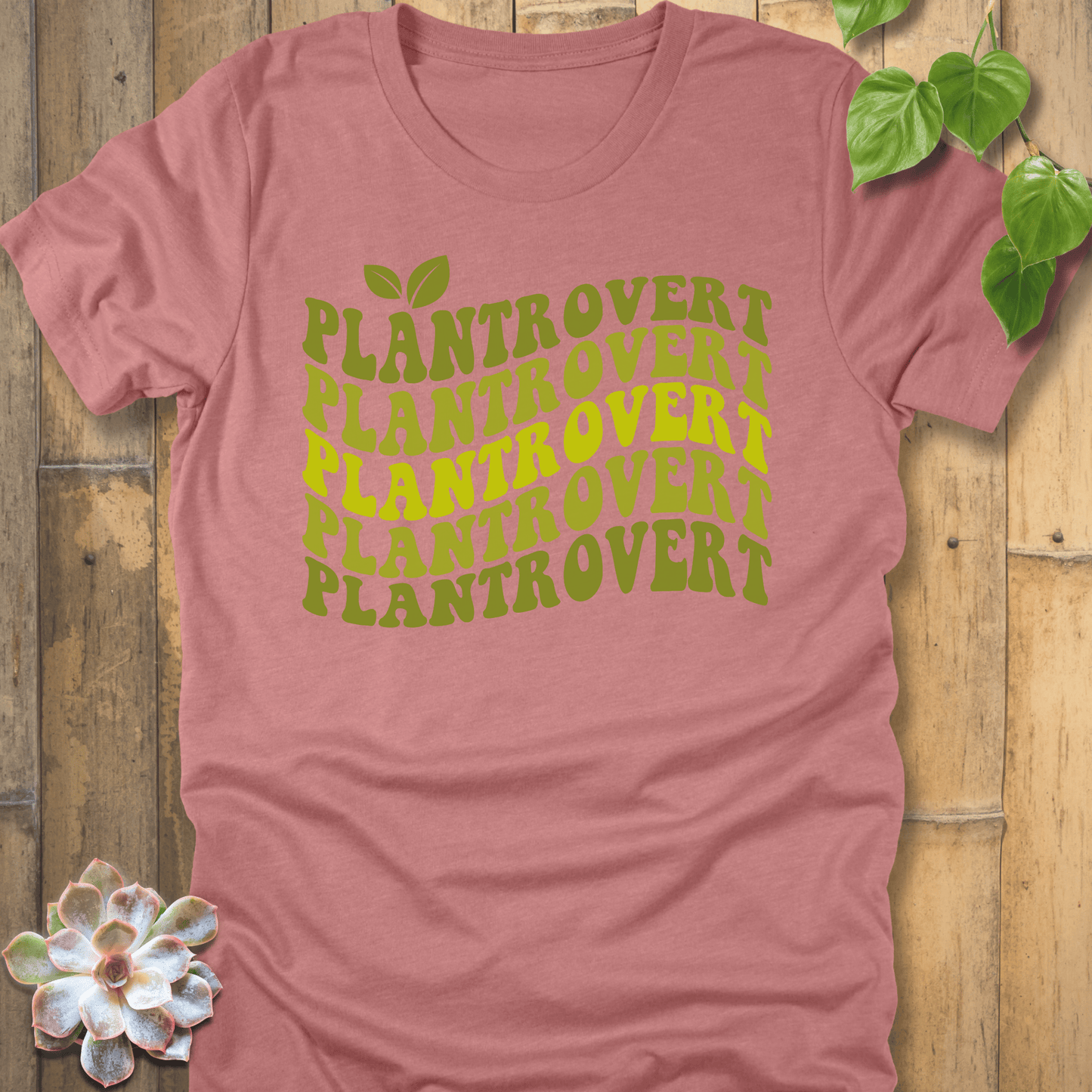 Heather Mauve / S Plantrovert T-shirt T-Shirt