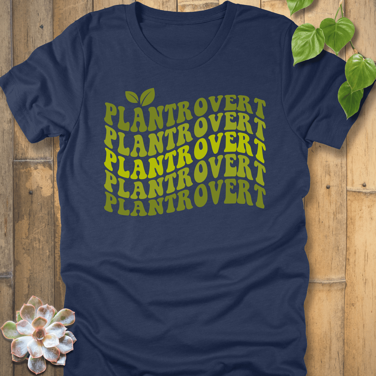 Heather Navy / S Plantrovert T-shirt T-Shirt