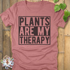 Heather Mauve / S Plants Are My Therapy T-Shirt T-Shirt
