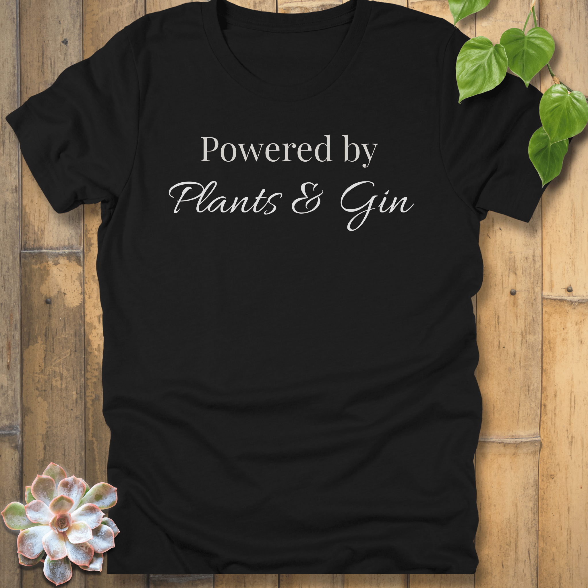 Black / S Plants & Gin T-Shirt T-Shirt