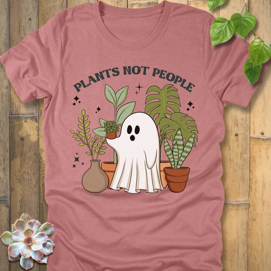 Heather Mauve / S Plants Not People T-Shirt T-Shirt