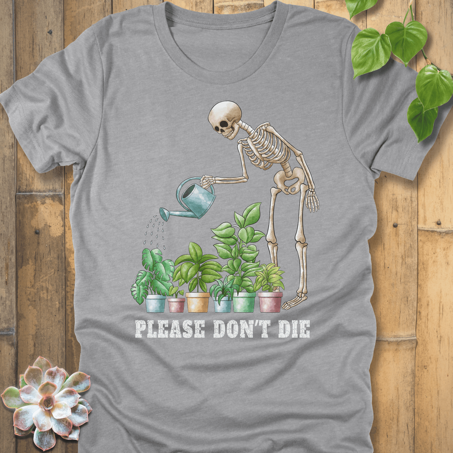 Athletic Grey / S Please Don't Die T-shirt T-Shirt