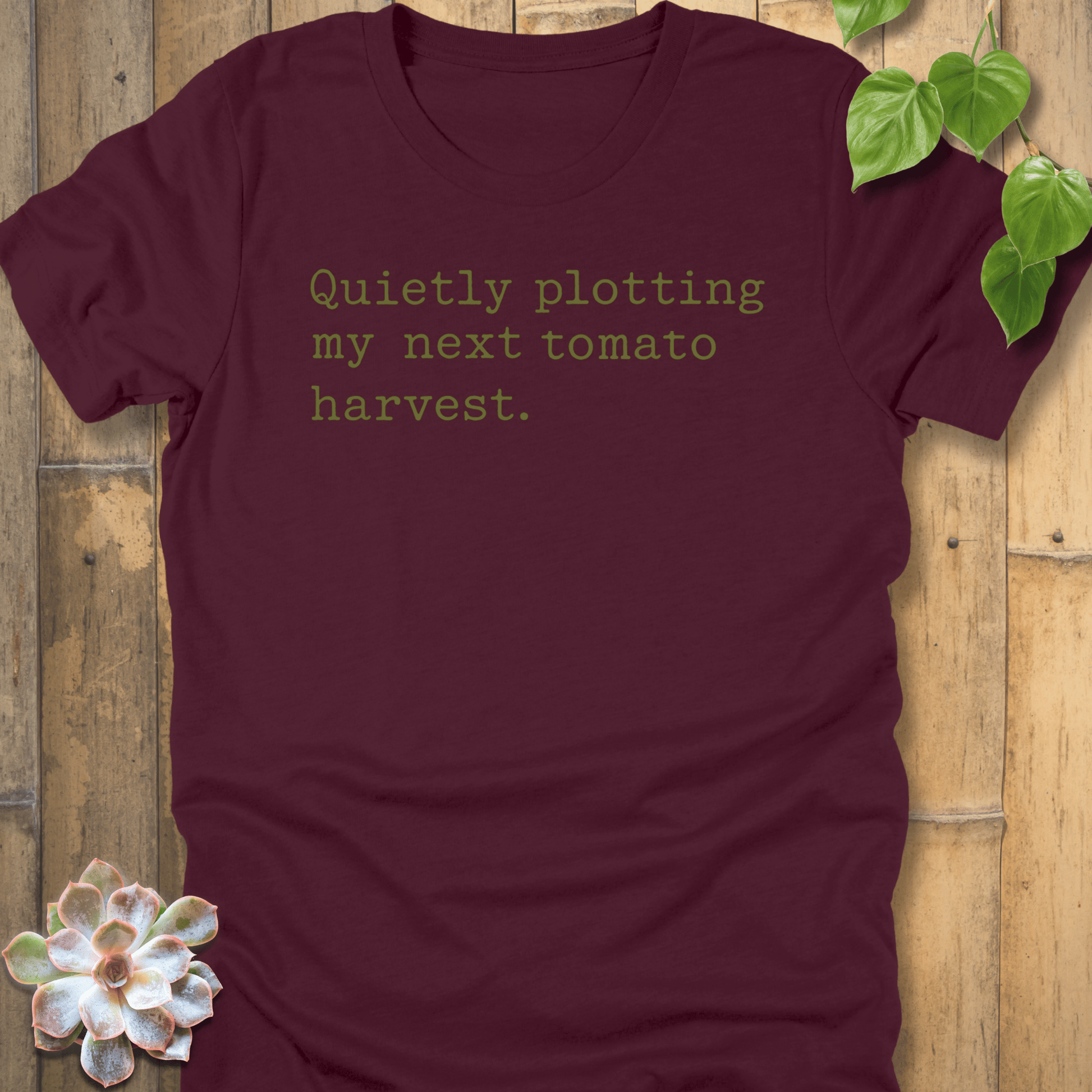 Maroon / S Plotting T-Shirt T-Shirt