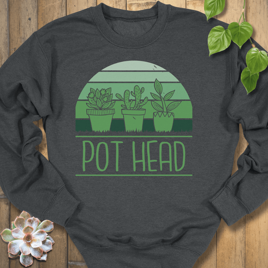 Dark Heather / S Pot Head Sweatshirt Sweatshirt