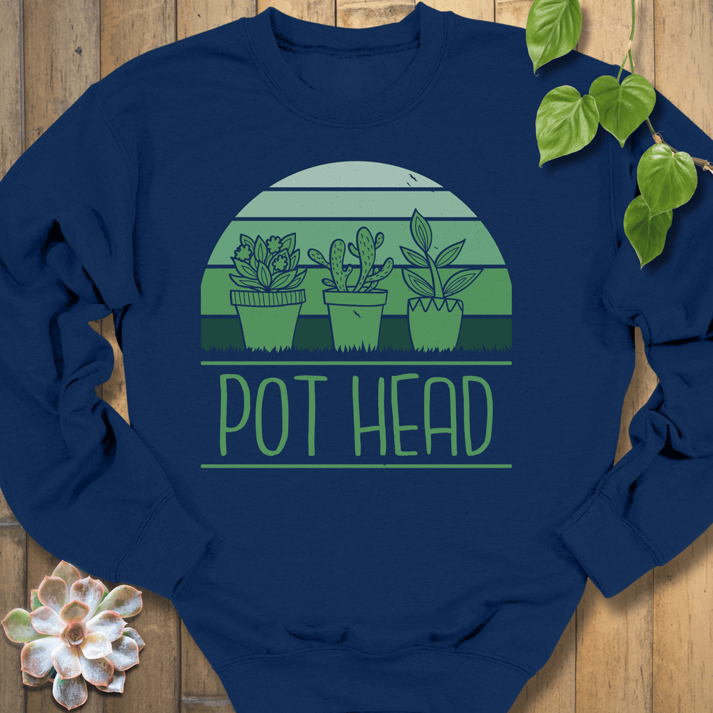 Navy / S Pot Head Sweatshirt Sweatshirt