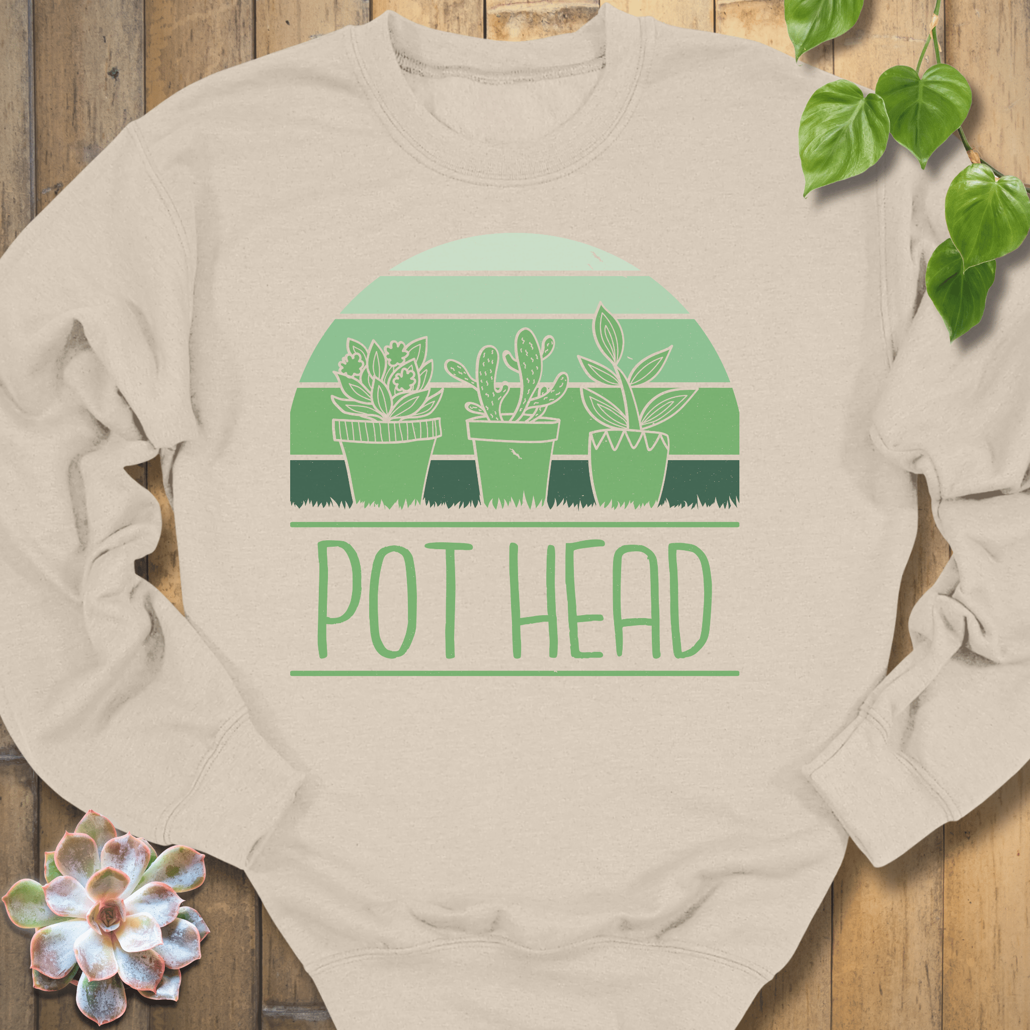 Sand / S Pot Head Sweatshirt Sweatshirt