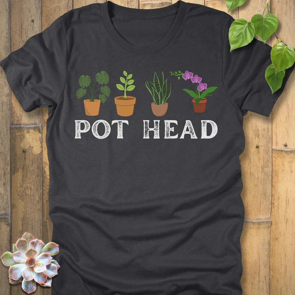Dark Grey Heather / S Pot Head T-Shirt T-Shirt