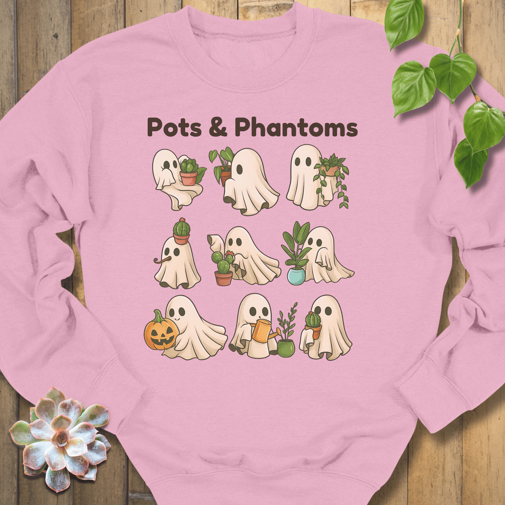 Light Pink / S Pots & Phantoms Sweatshirt Sweatshirt