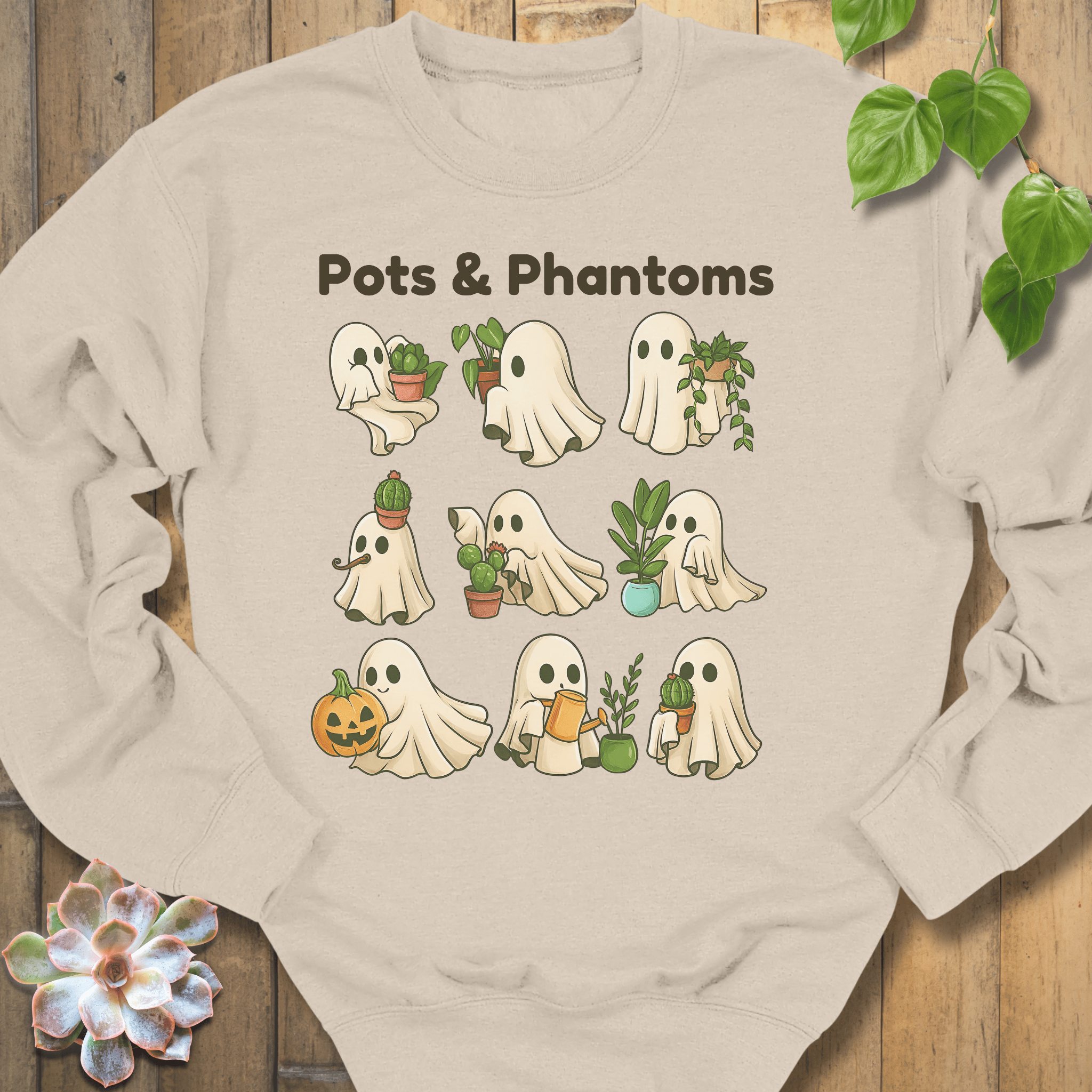 Sand / S Pots & Phantoms Sweatshirt Sweatshirt