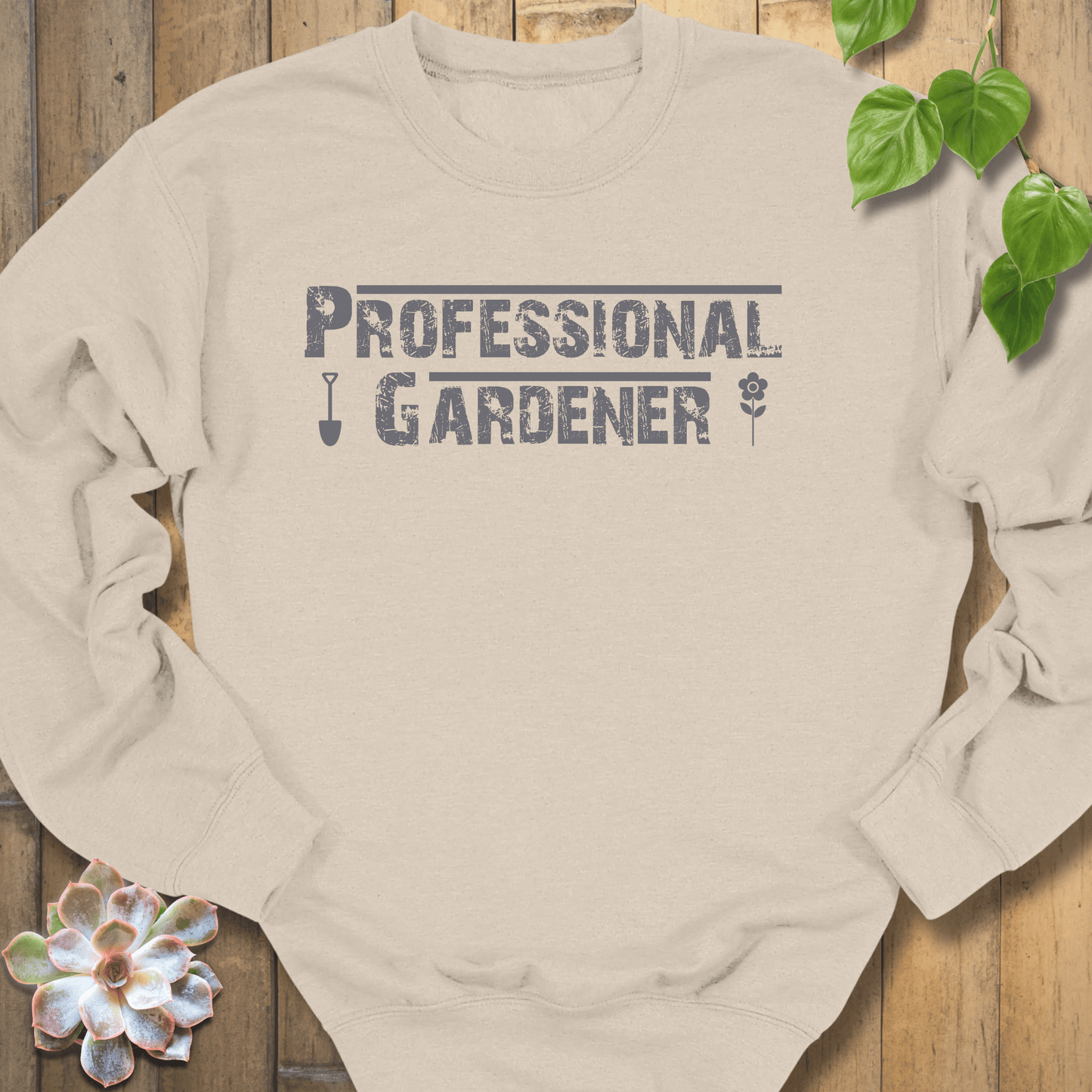 Sand / S Professional Gardener Sweatshirt Sweatshirt
