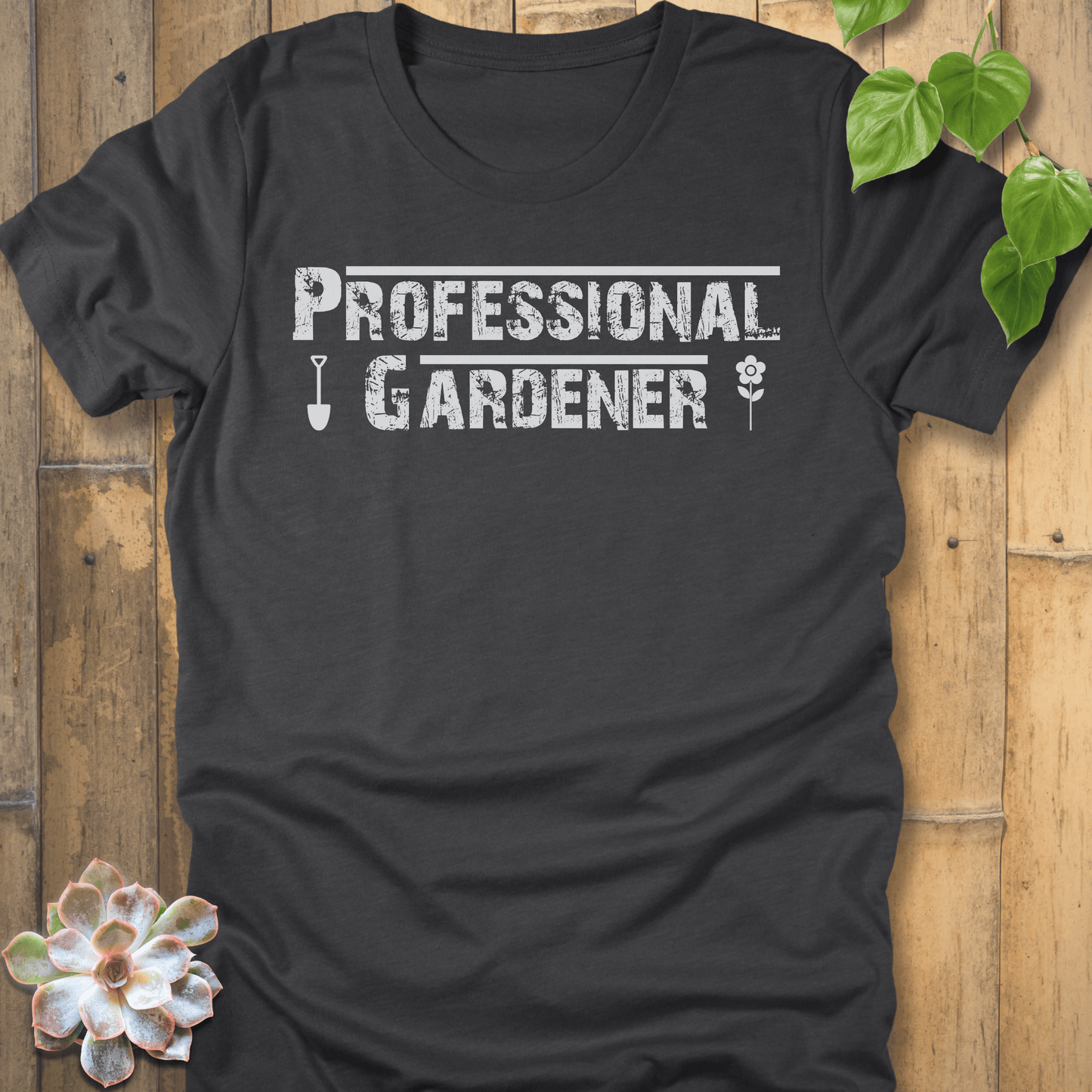 Dark Grey Heather / S Professional Gardener T-Shirt T-Shirt
