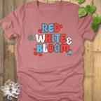 Heather Mauve / S Red, White & Bloom T-Shirt T-Shirt