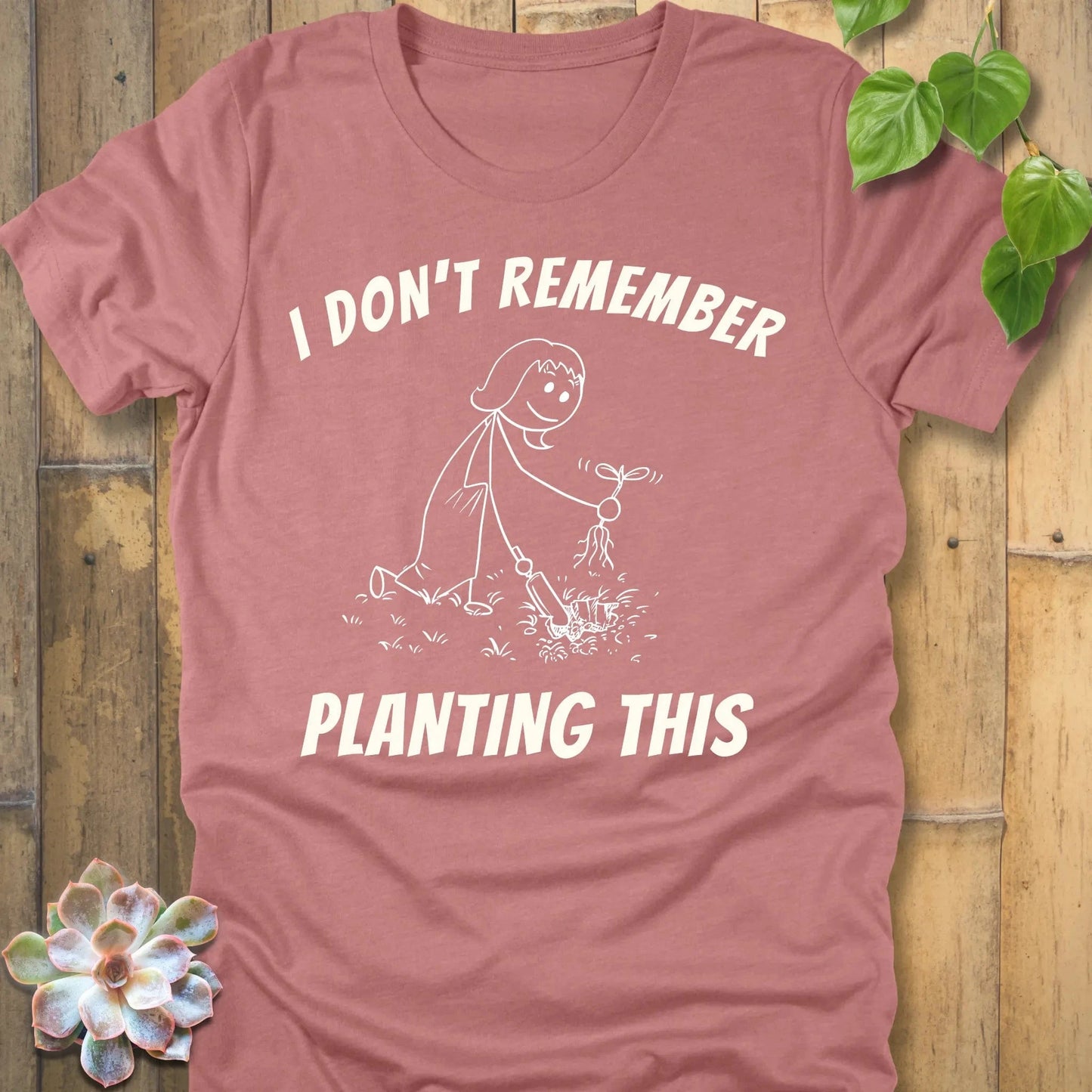 Heather Mauve / S Remember Planting This T-Shirt T-Shirt
