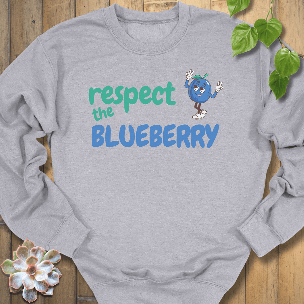 Sport Grey / S Respect The Blueberry Sweatshirt Sweatshirt
