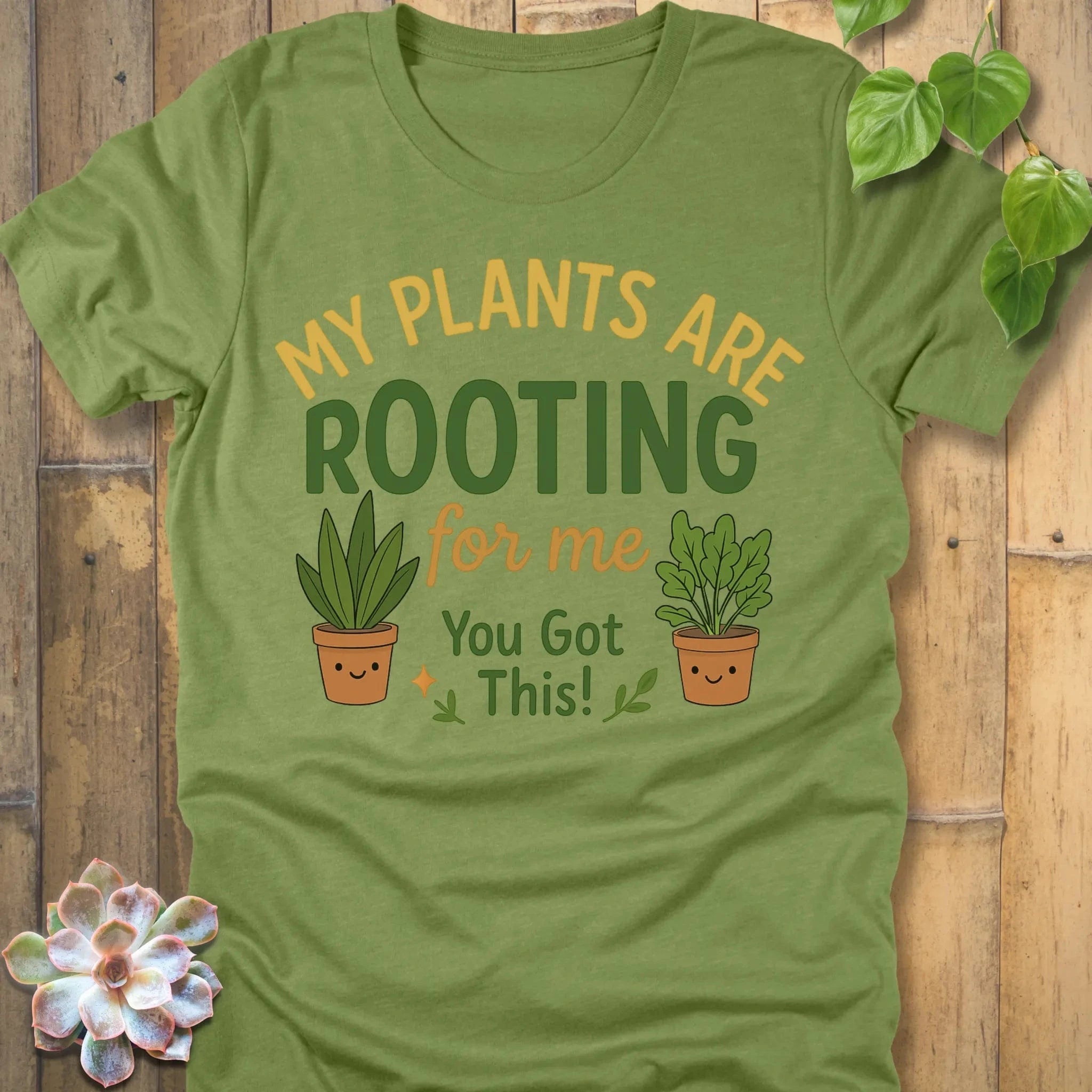 Heather Green / S Rooting For Me T-Shirt T-Shirt