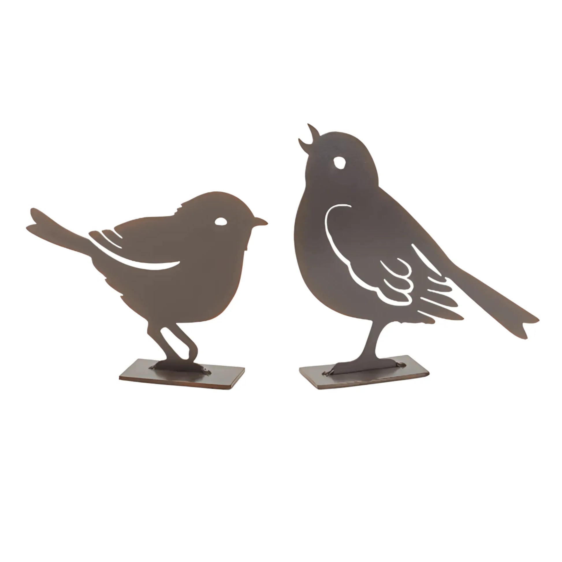 1 Rustic Bird Figurines - Set of 4 Figurine