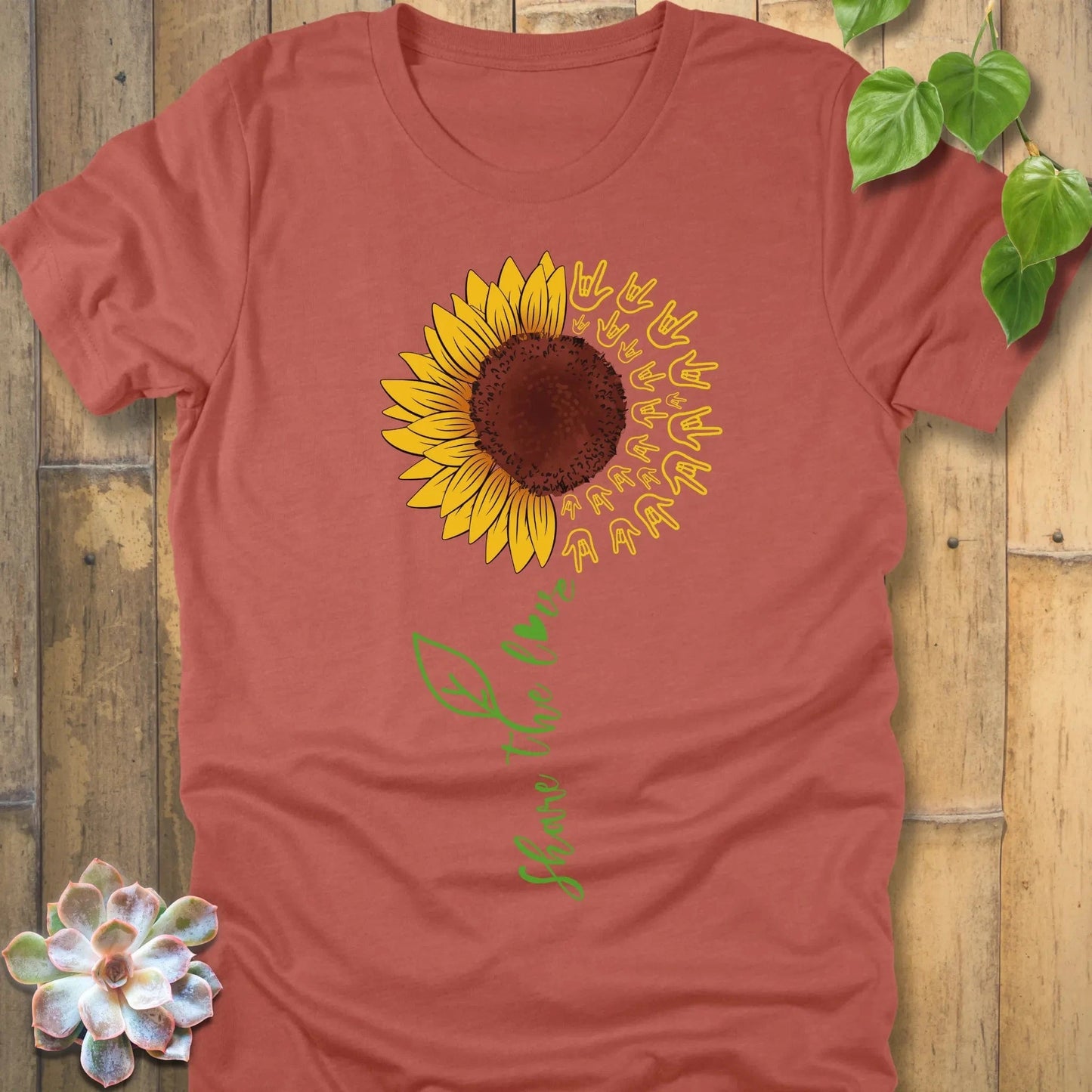 Heather Clay / S Share The Love T-Shirt T-Shirt