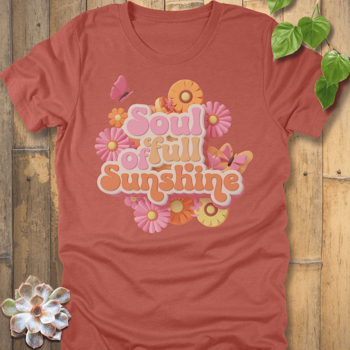 Heather Clay / S Soul Full of Sunshine T-Shirt T-Shirt