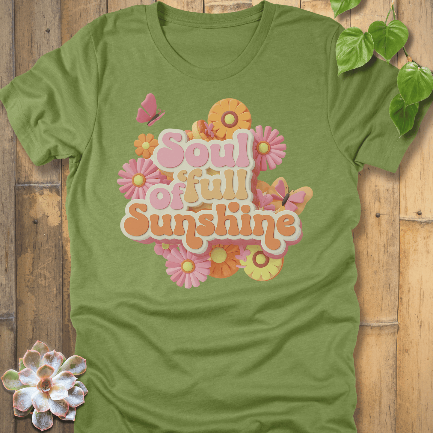 Heather Green / S Soul Full of Sunshine T-Shirt T-Shirt