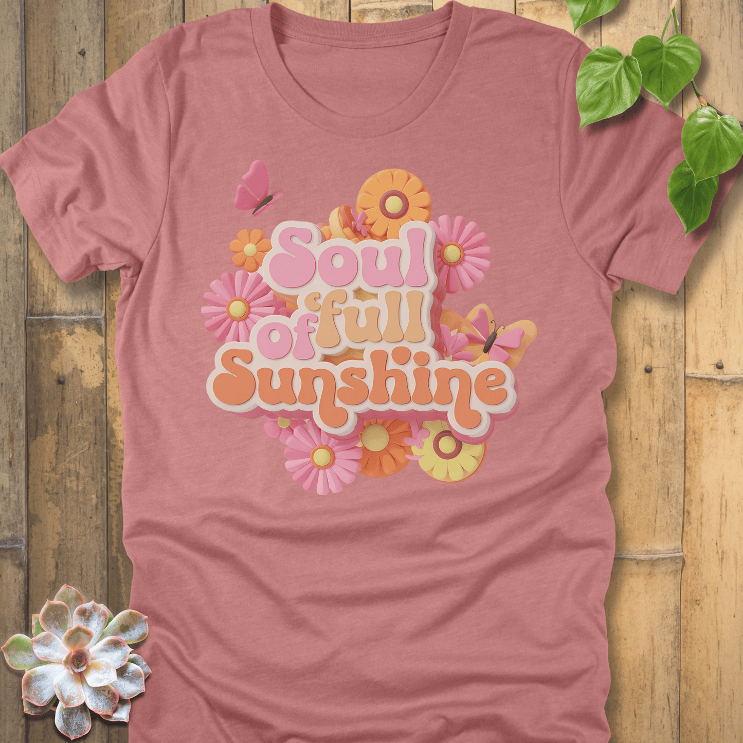 Heather Mauve / S Soul Full of Sunshine T-Shirt T-Shirt