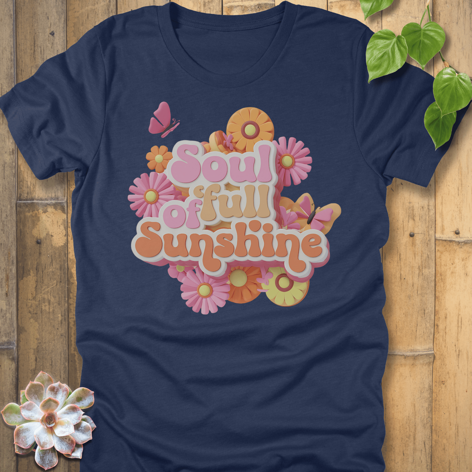 Heather Navy / S Soul Full of Sunshine T-Shirt T-Shirt