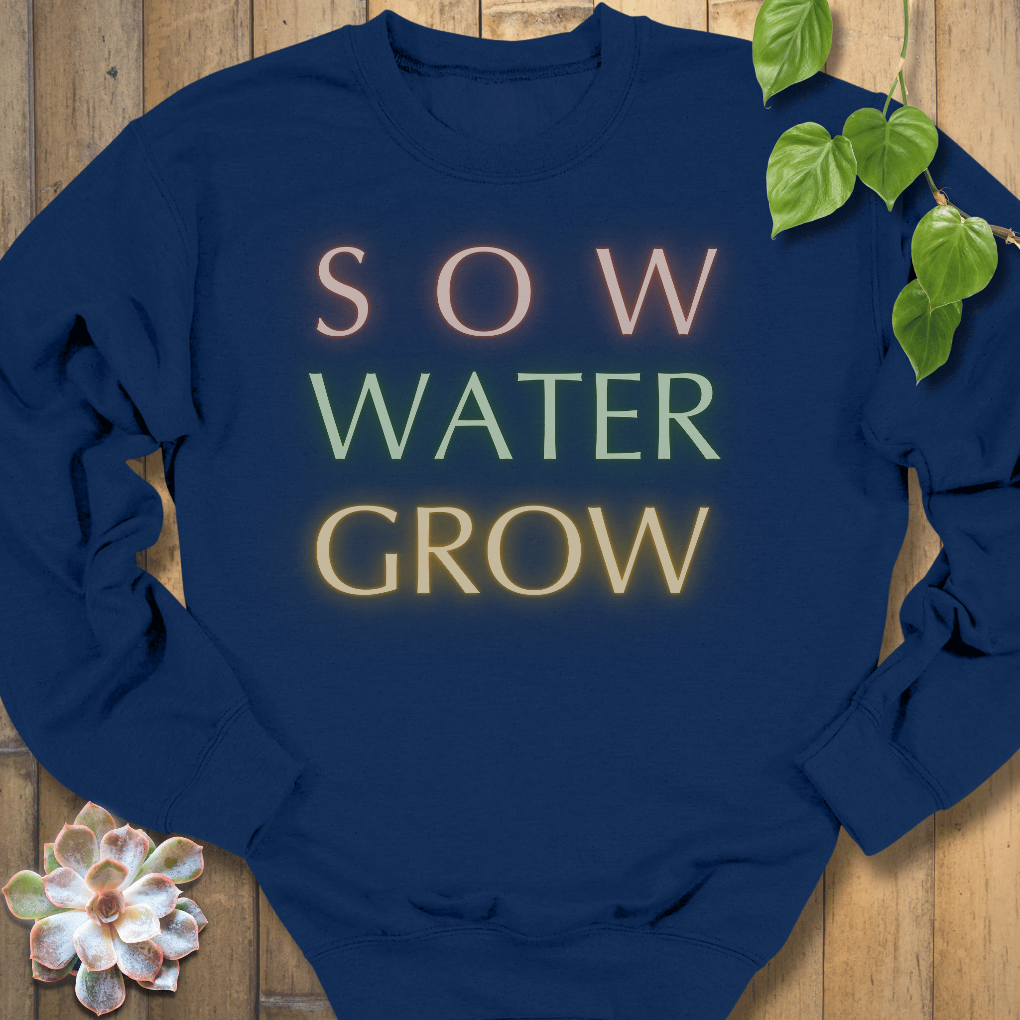 Navy / S Sow Water Grow Sweatshirt Sweatshirt