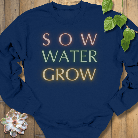 Navy / S Sow Water Grow Sweatshirt Sweatshirt