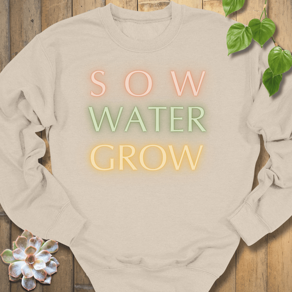 Sand / S Sow Water Grow Sweatshirt Sweatshirt