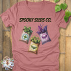 Heather Mauve / S Spooky Seeds Co. T-Shirt T-Shirt