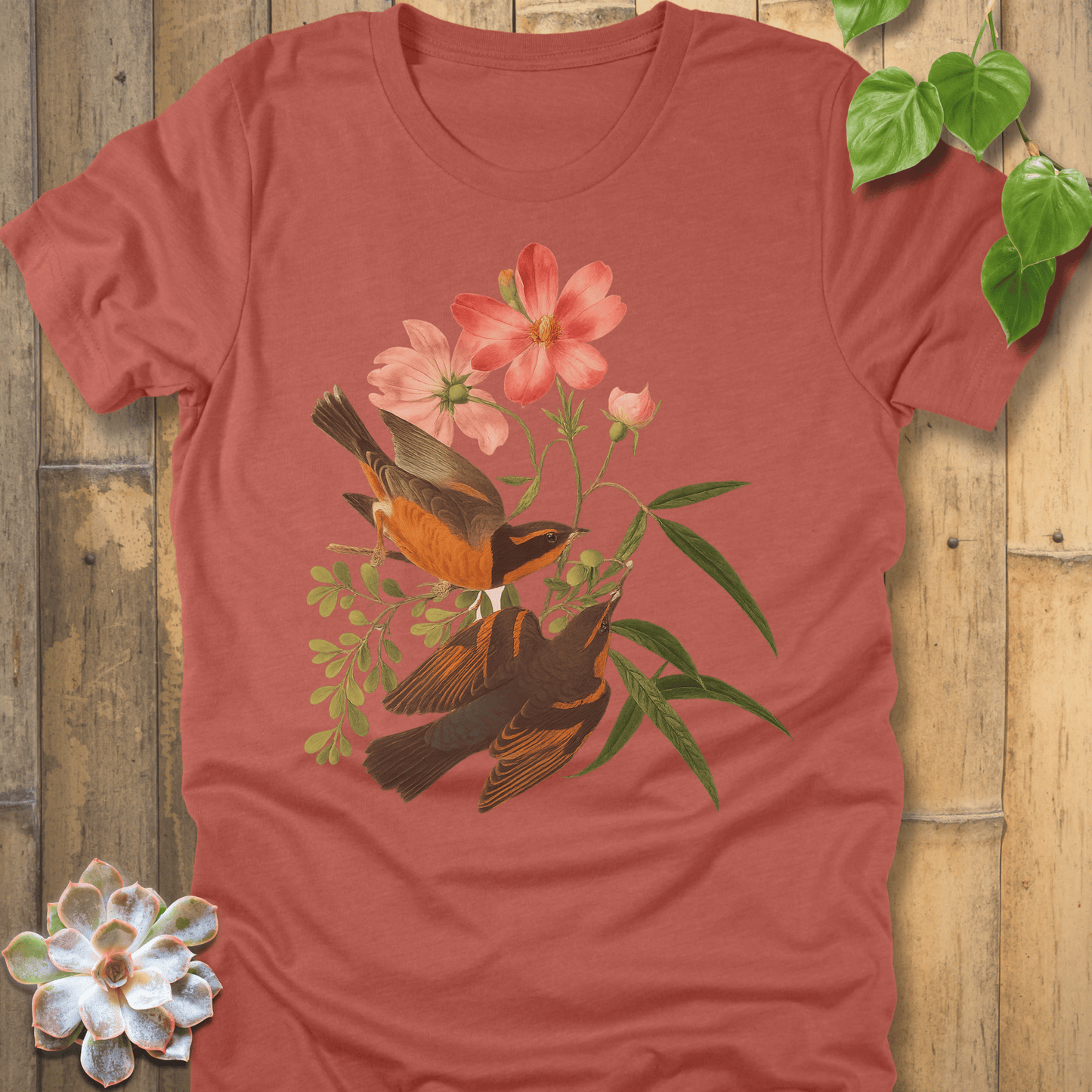 Heather Clay / S Spring Songbirds T-shirt T-Shirt