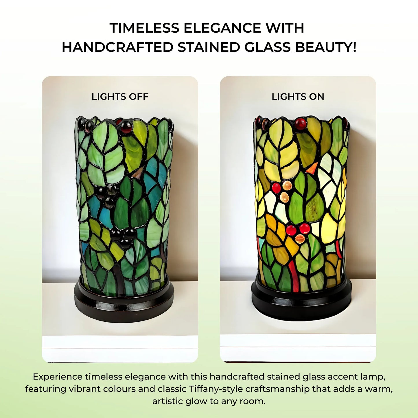 Stained Glass Accent Lamp Glass Lamp