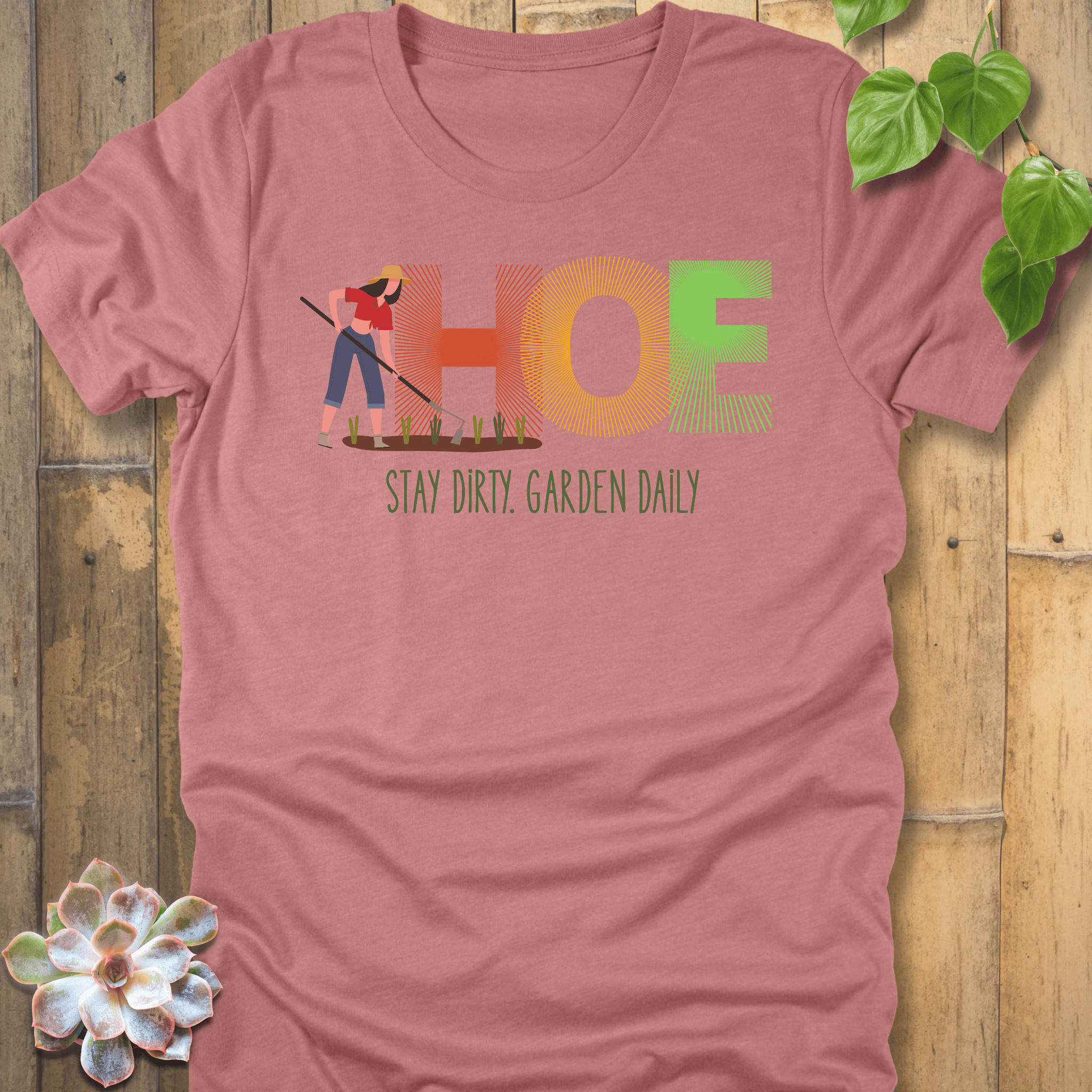 Heather Mauve / S Stay Dirty T-shirt T-Shirt