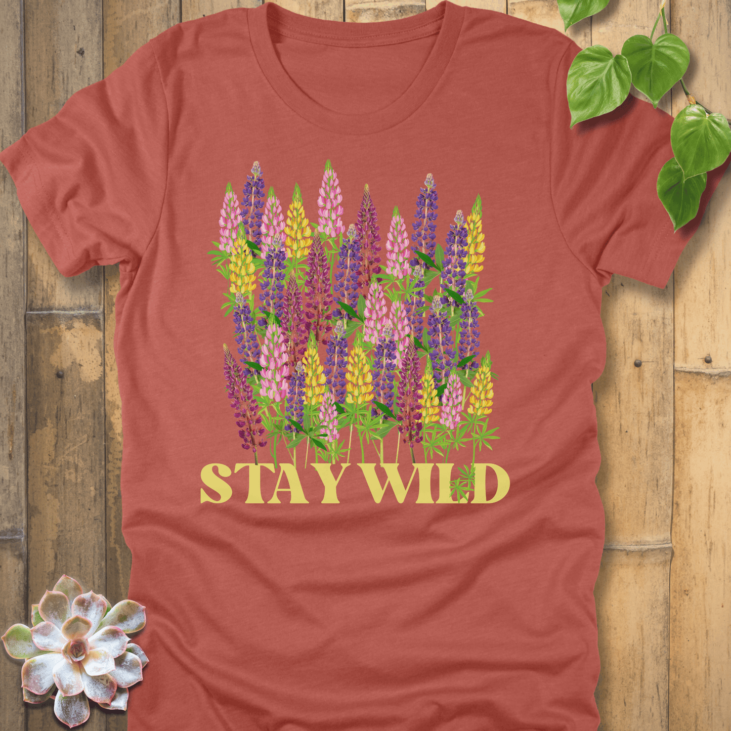Heather Clay / S Stay Wild T-Shirt T-Shirt