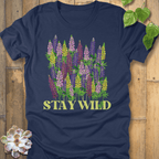 Heather Navy / S Stay Wild T-Shirt T-Shirt