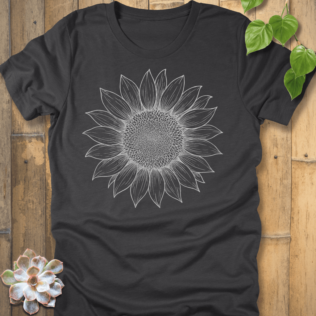 Dark Grey Heather / S Sunflower T-Shirt T-Shirt