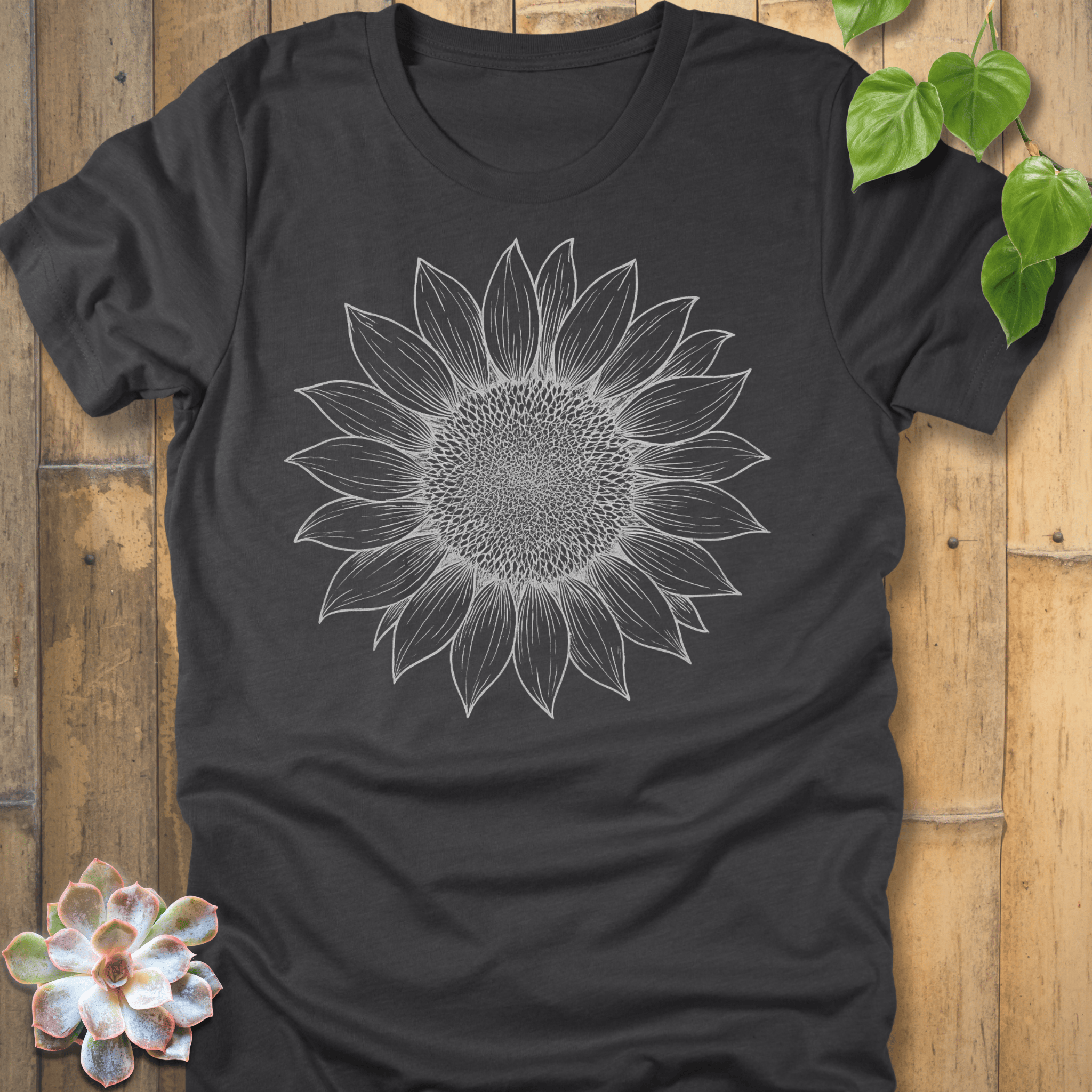 Dark Grey Heather / S Sunflower T-Shirt T-Shirt