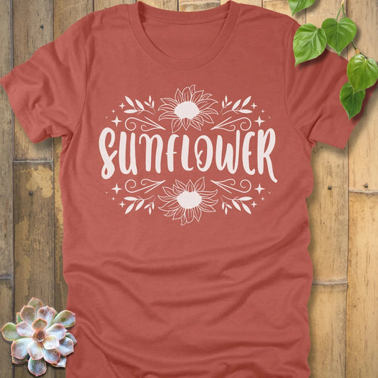 Heather Clay / S Sunflower T-Shirt T-Shirt