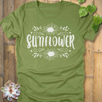 Heather Green / S Sunflower T-Shirt T-Shirt