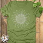 Heather Green / S Sunflower T-Shirt T-Shirt