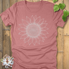 Heather Mauve / S Sunflower T-Shirt T-Shirt